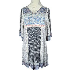 Sundance Dress Womens Small Everyday Dream Floral Patch Boho CottageCore Hippie